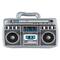 Beistle 11" x 16" Gray & Silver Inflatable Boom Box